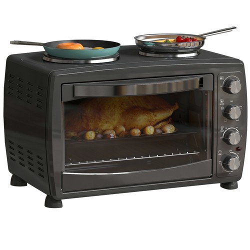 Homcom 36l countertop toaster - 36l,